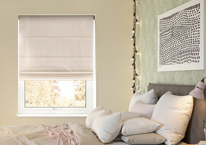 Atina (Blackout), Oatmeal - Roman Blind - Image 3